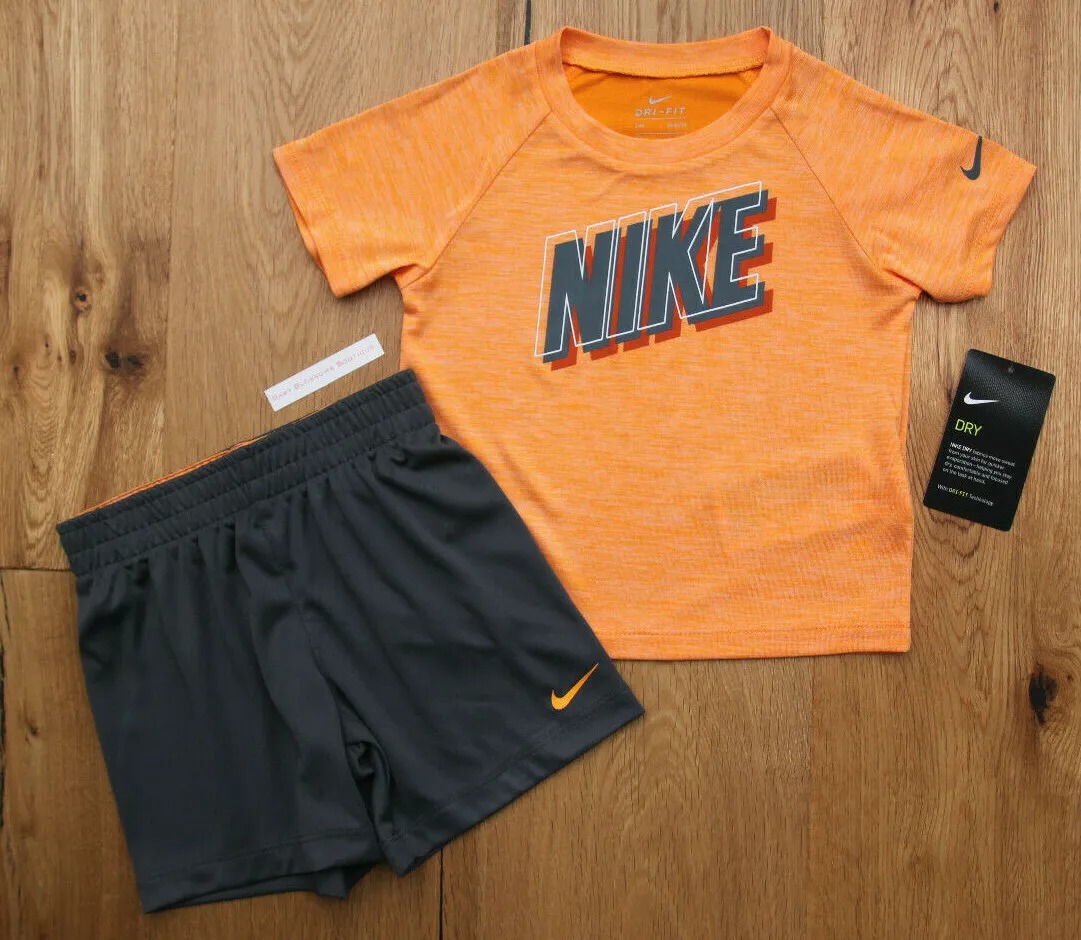 Áo Thun Trẻ Em - Boys Nike Kids' Futura Swoosh Breeze T-Shirt 'Cam' - KE908-G1A