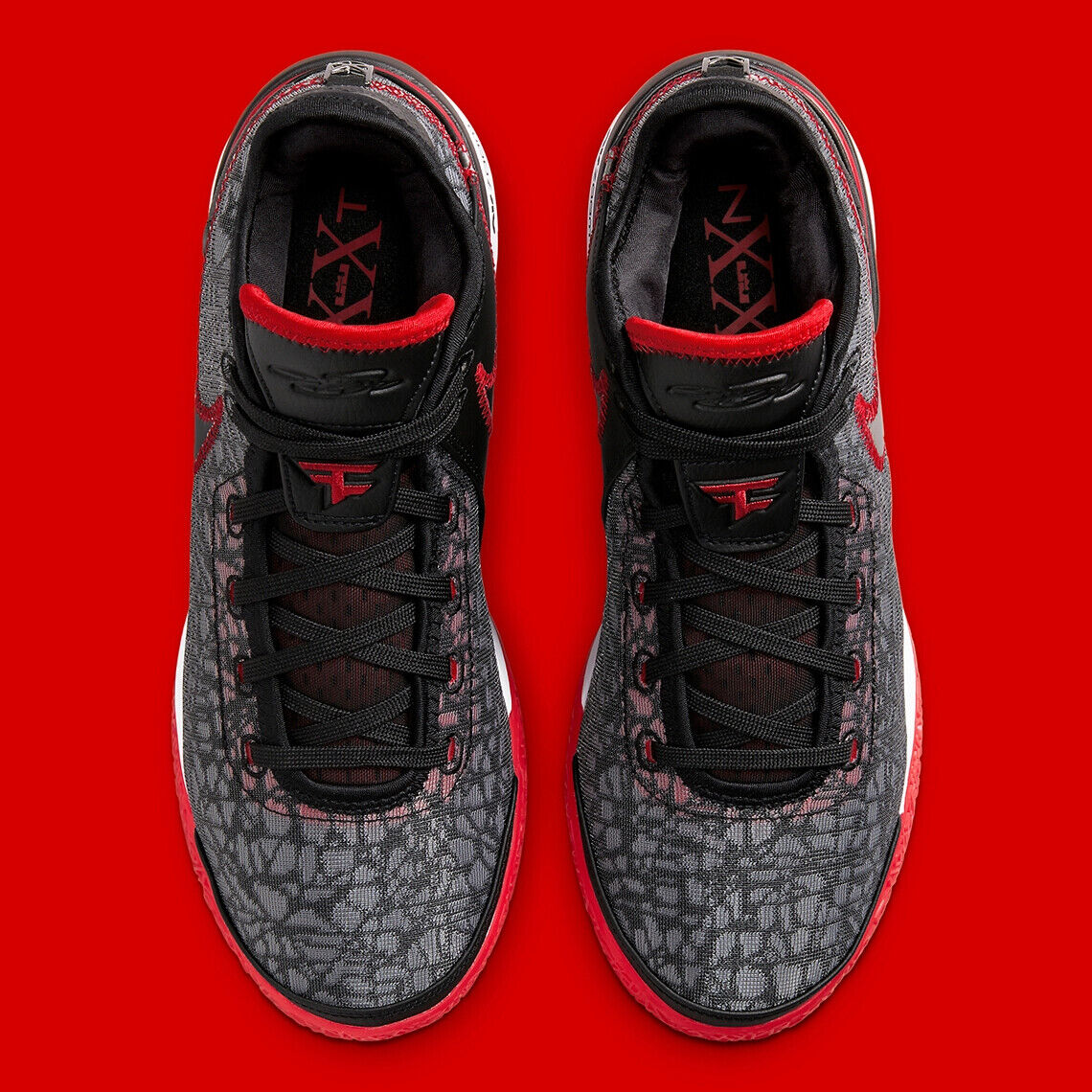 GIÀY BÓNG RỔ CHÍNH HÃNG NIKE - LeBron NXXT Gen Black White Red Basketball - DR8784-001