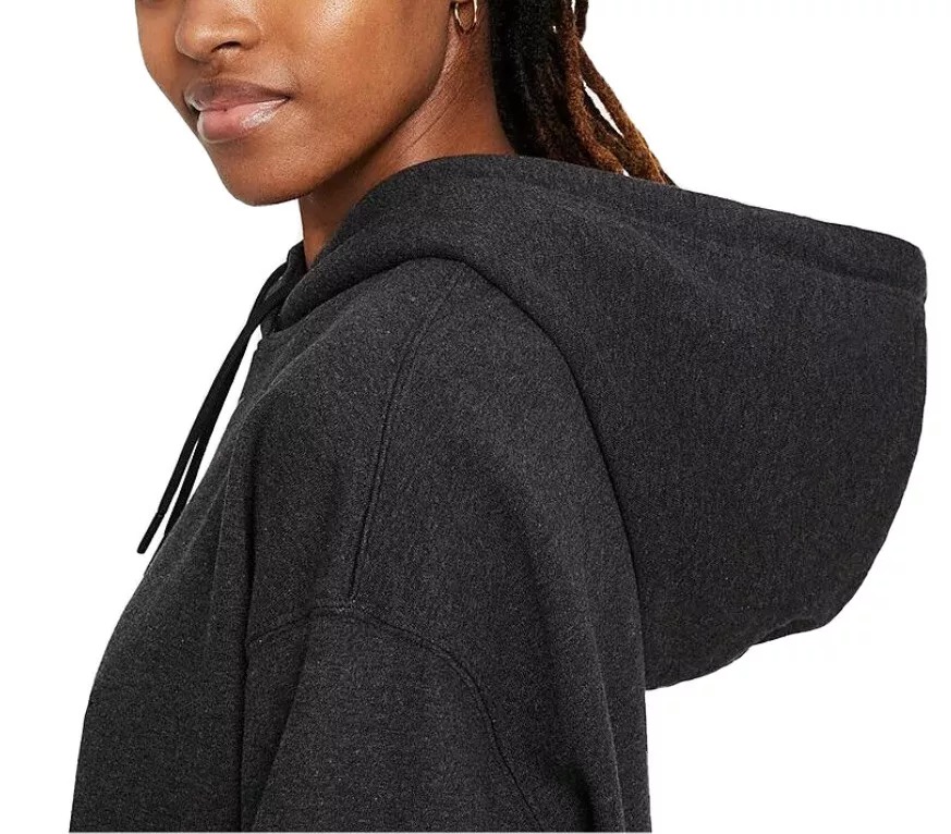 Áo Hoodie Chính Hãng - Nike Sportwear Unisex Women Fleece Dark Grey - DJ6939-010