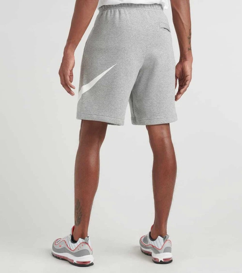 Quần Short Chính Hãng - Nike Big Logo Sportswear Fleece Graphic 'Grey' - BV2721-063