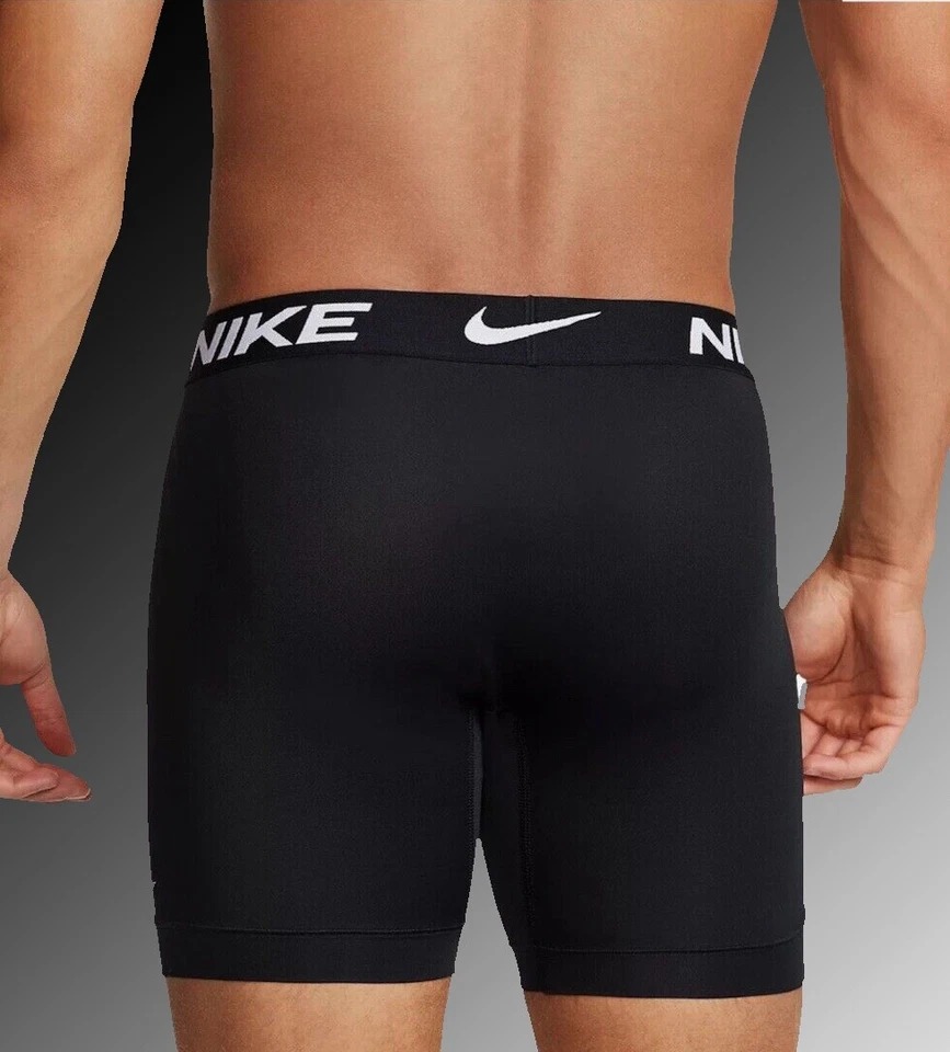 Quần Underwear - Nike Dri-Fit Essential Micro 3-Pack Black Boxer Briefs - 276663012974