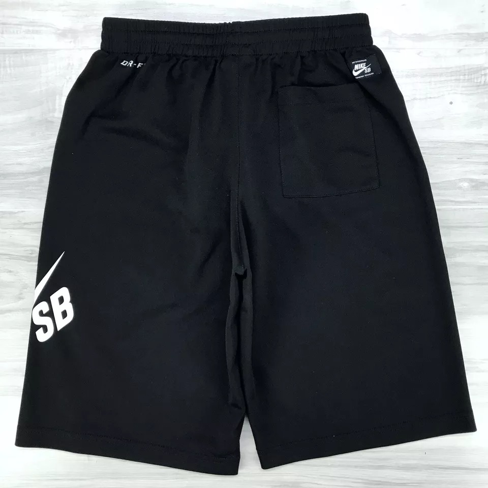 Quần Trẻ Em - Nike SB Boys Youth Black Back Pocket Skateboarding Shorts - DO87-023