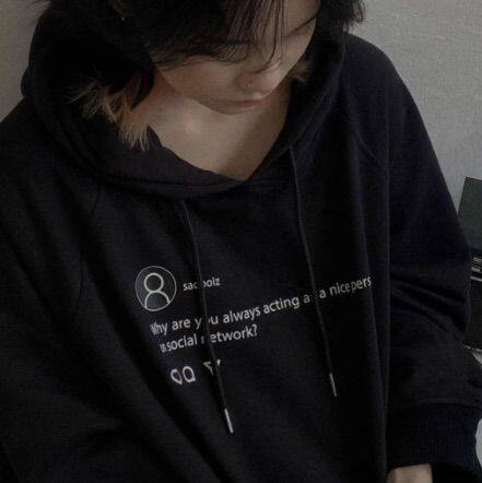 Áo Hoodie Chính Hãng -  Áo Hoodie Sadboizaintcry Sadtagram 'Black' - AHSS-001