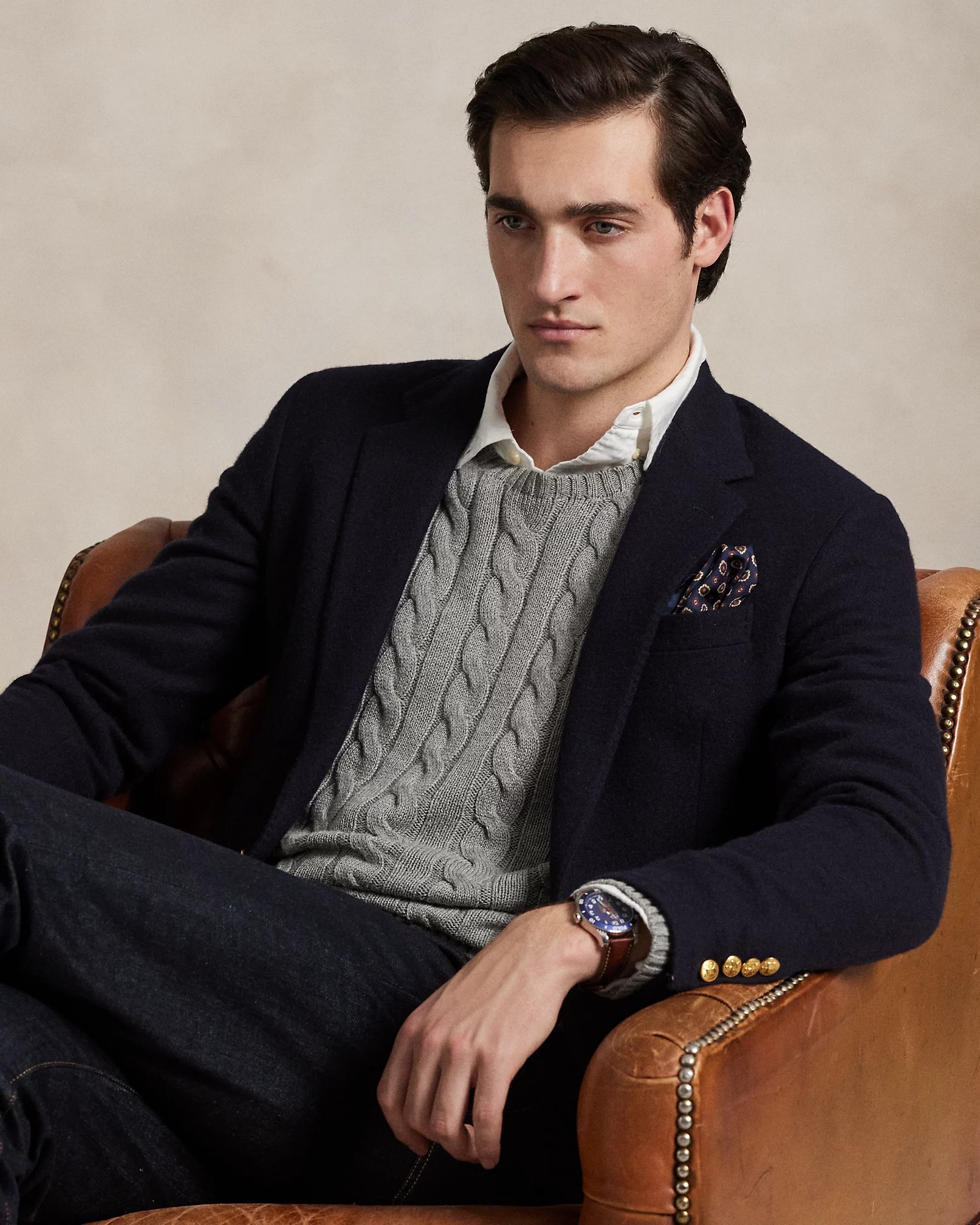 Áo Sweater Chính Hãng - Polo Ralph Lauren Cable-Knit Cotton Sweater 