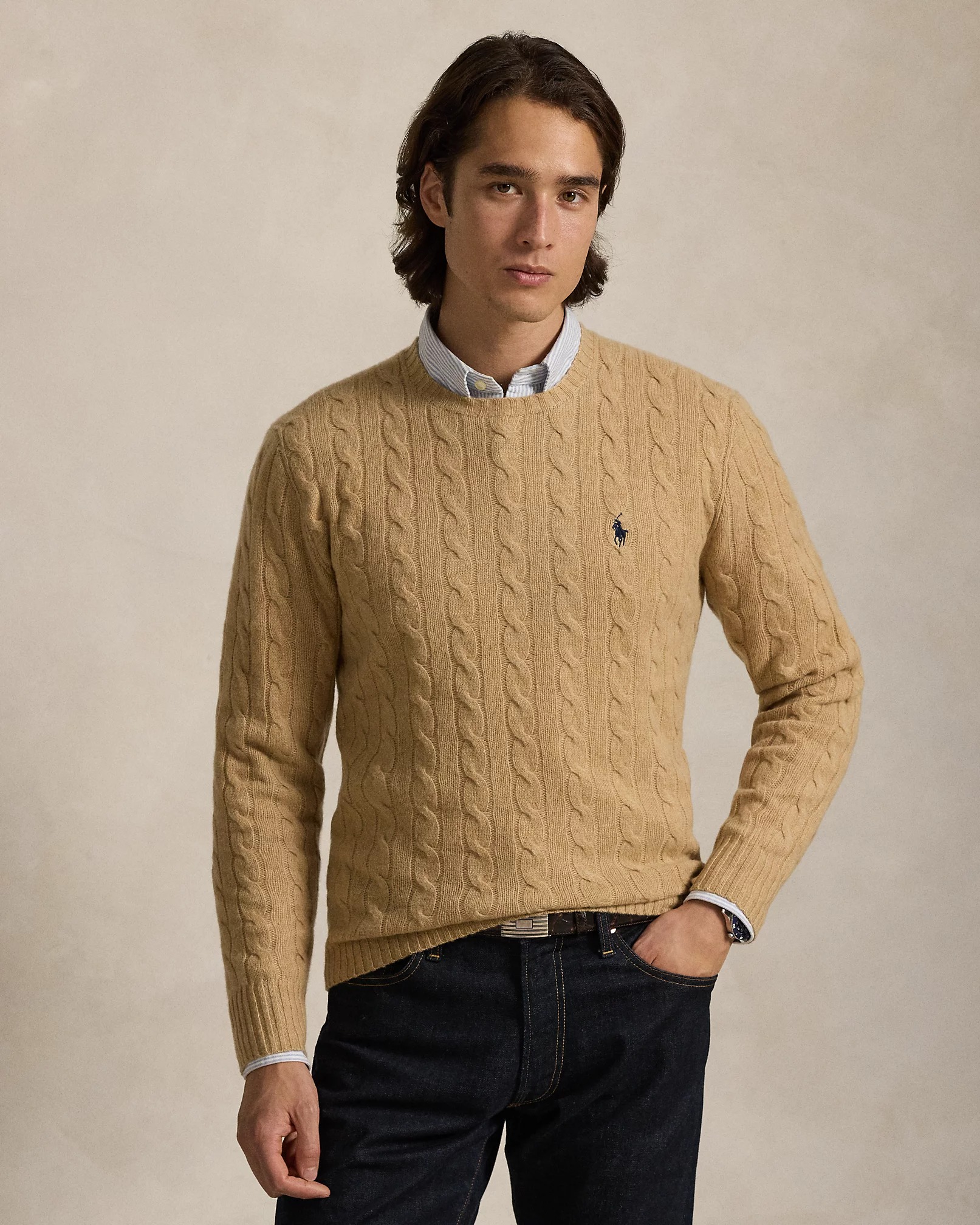 Áo Sweater Chính Hãng - Polo Ralph Lauren Cable-Knit Cotton Sweater 