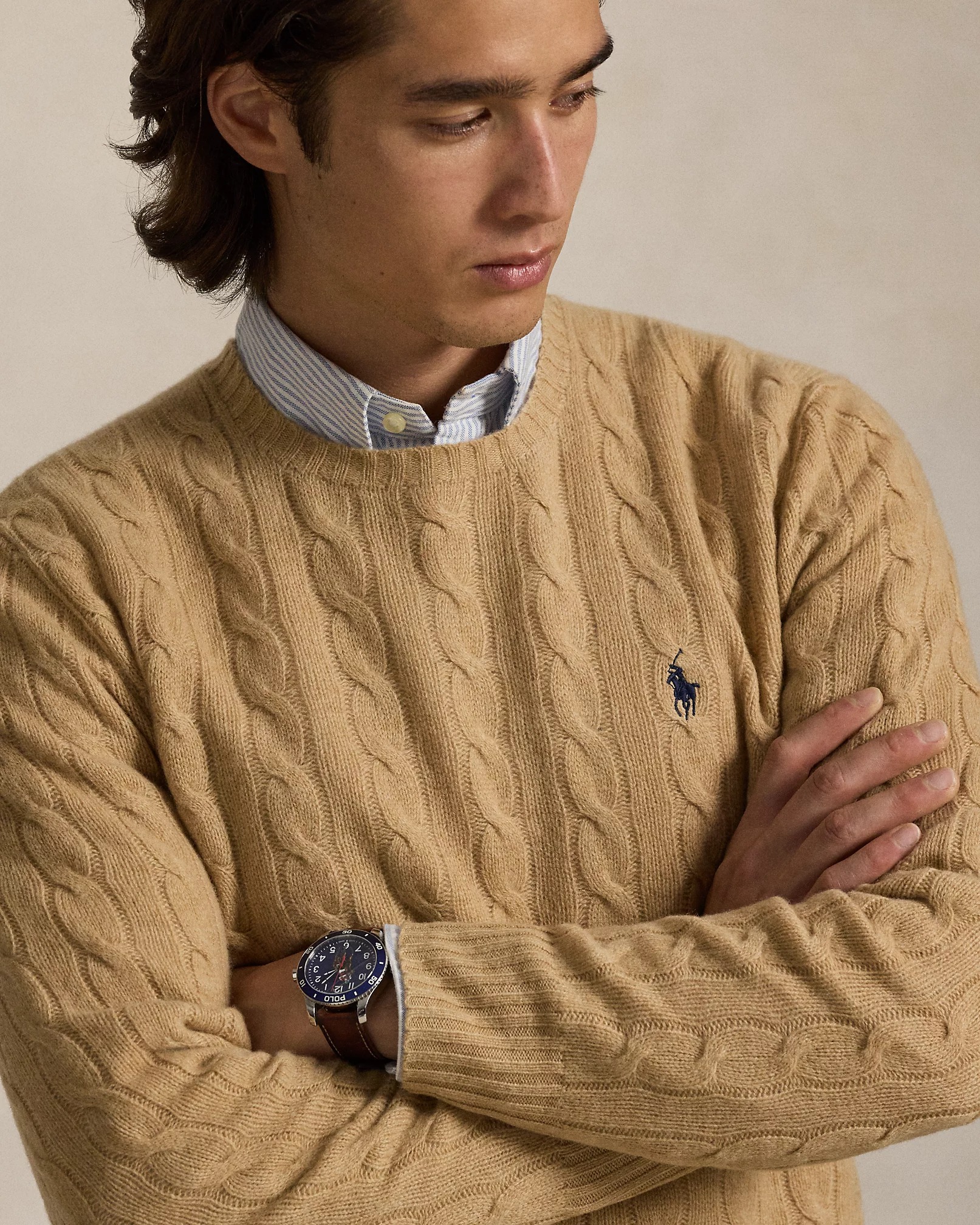 Áo Sweater Chính Hãng - Polo Ralph Lauren Cable-Knit Cotton Sweater 