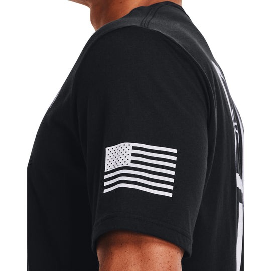 Áo Tshirts Chính Hãng - Under Armour Freedom Flag Bold 'Black' - 1370812-002