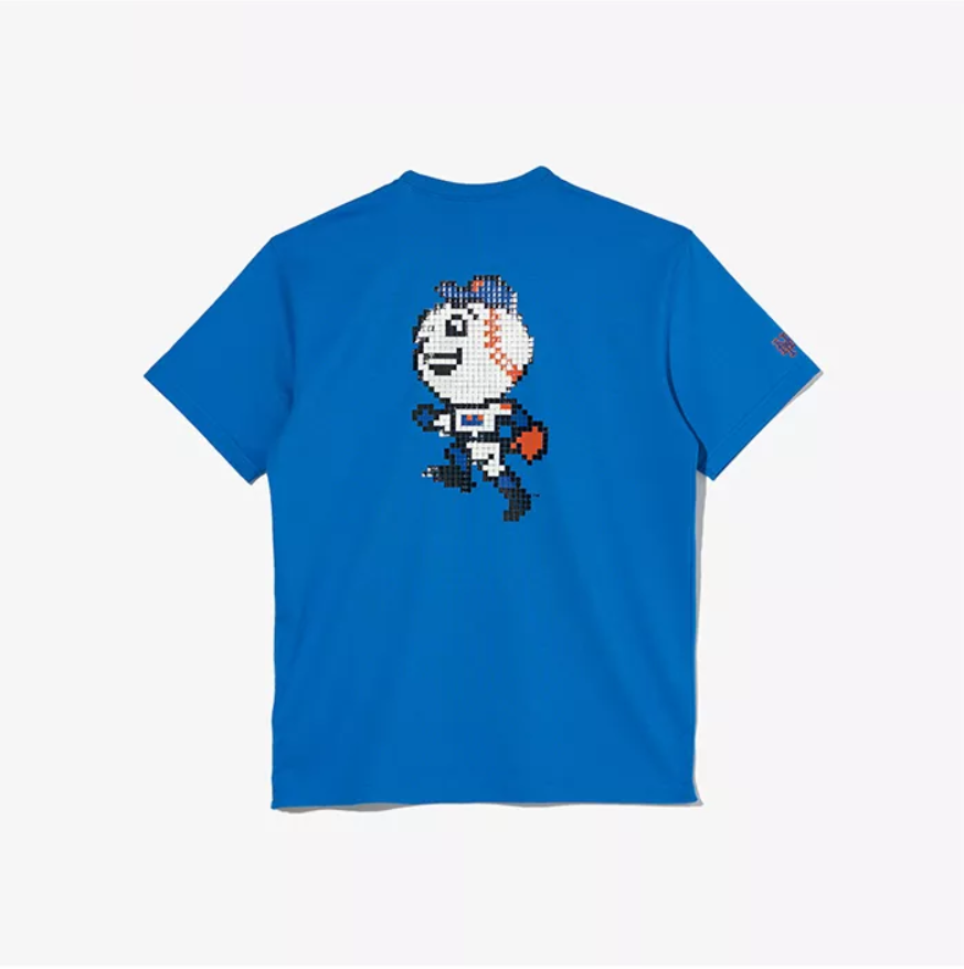 Áo Thể Thao Hè - Áo Thun Nam Nữ New Era MLB New York Mets 8 Bit Logo Tee - 12866564 Quyetsneaker