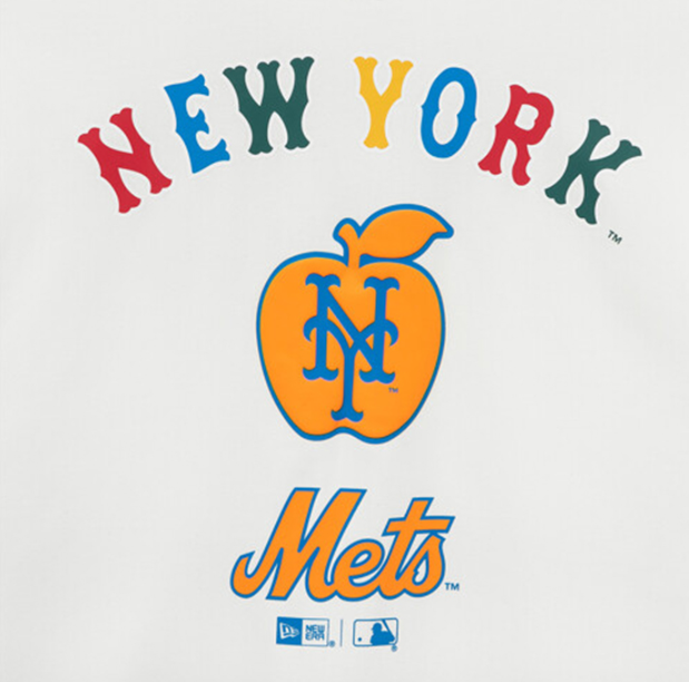 Áo Tshirts Chính Hãng - New Era New York Apple Mets White - 14413058