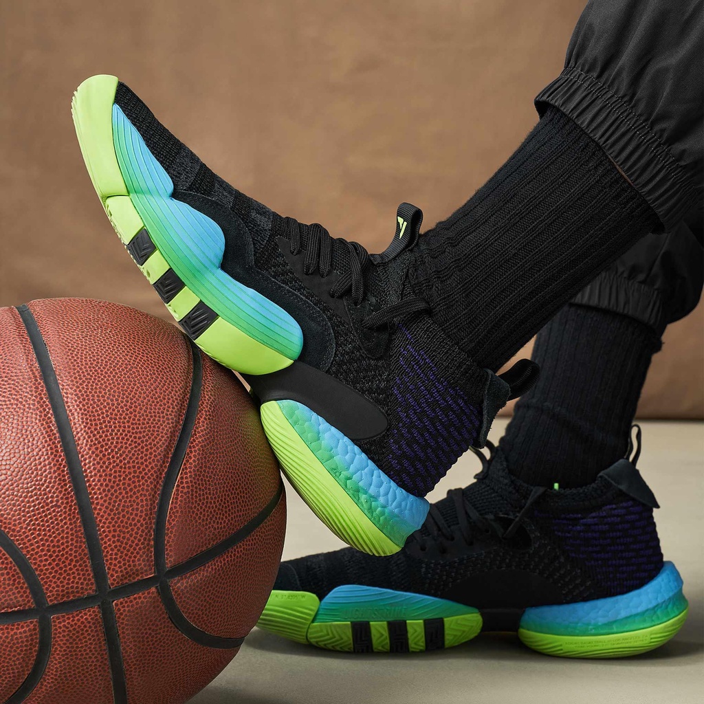 GIÀY BÓNG RỔ CHÍNH HÃNG ADIDAS - Trae Young 2 Trae Tlien Black Solar Green - H06473