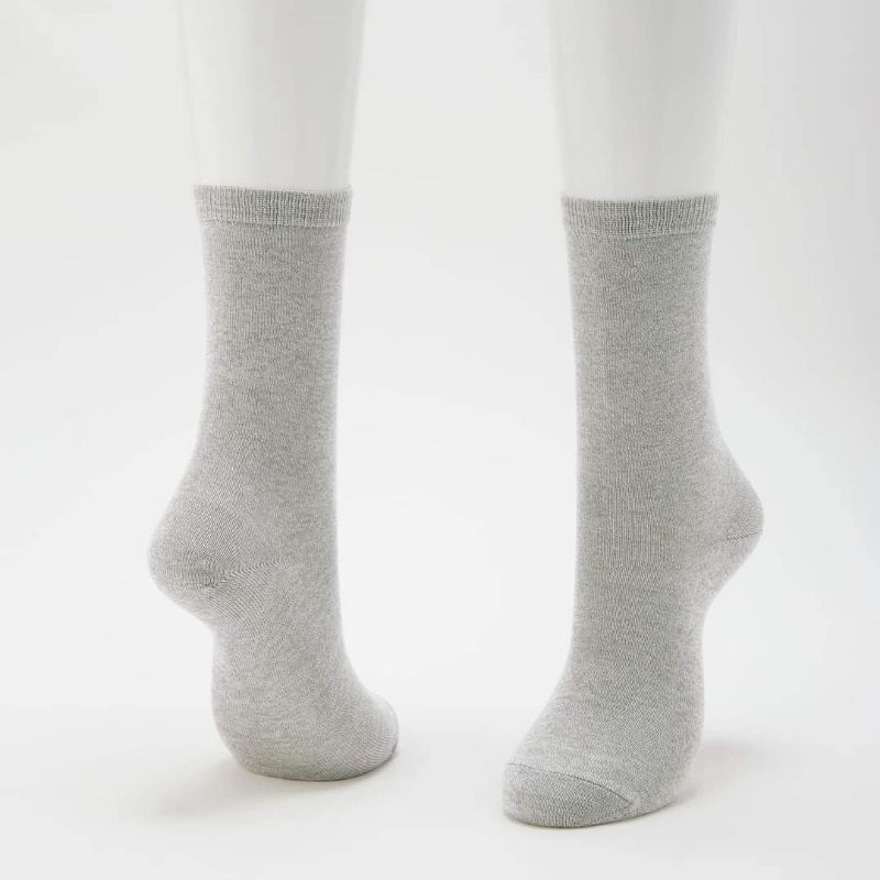 Phụ Kiện Chính Hãng - Tất Uniqlo Heattech Socks 'Xám' (3 đôi/pack ) - UNQ-01