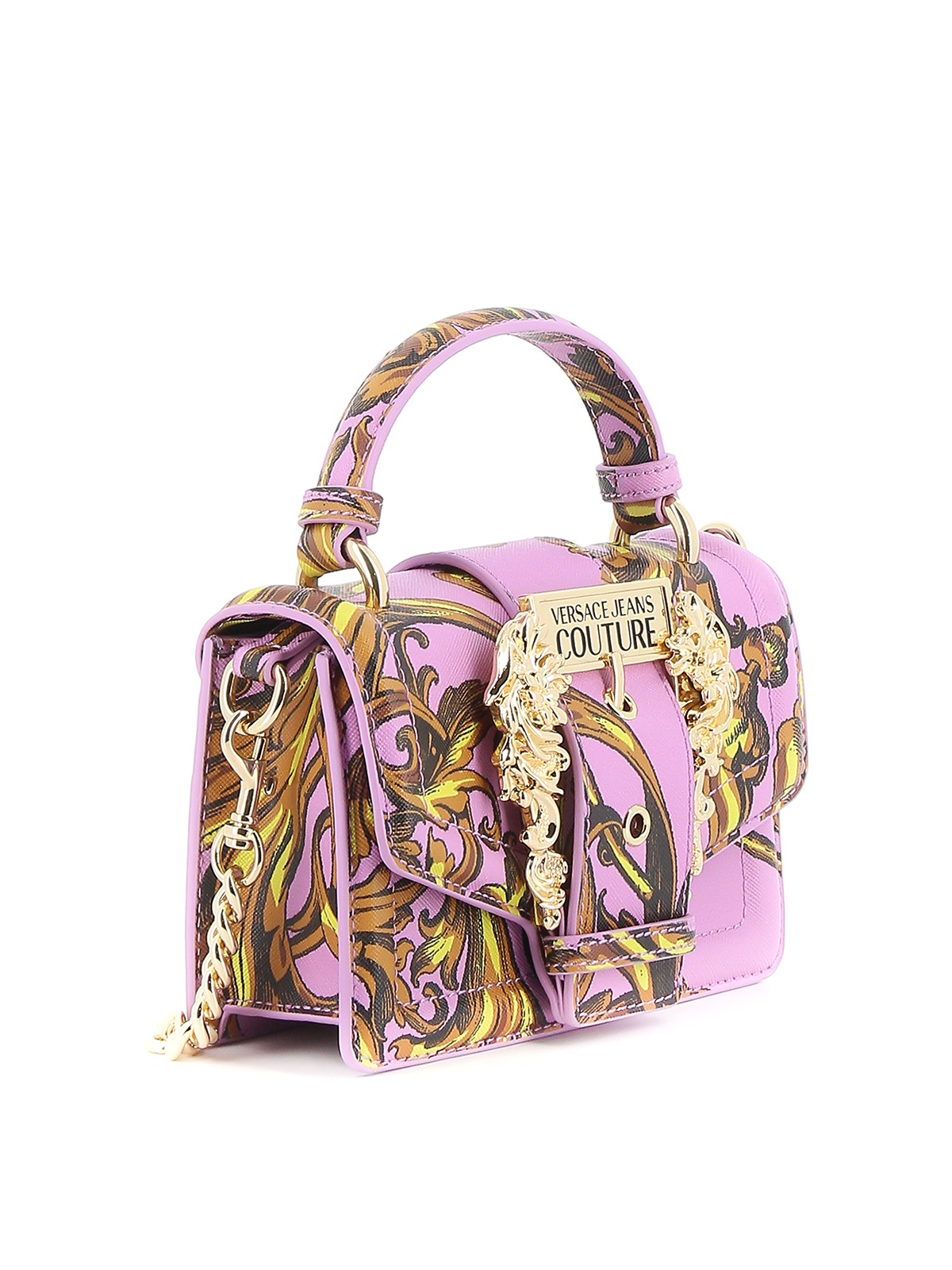 PHỤ KIỆN CHÍNH HÃNG -Túi Nữ Versace Handbag Jeans Couture Baroque Print Bag - 72VA4BF6-71880G30