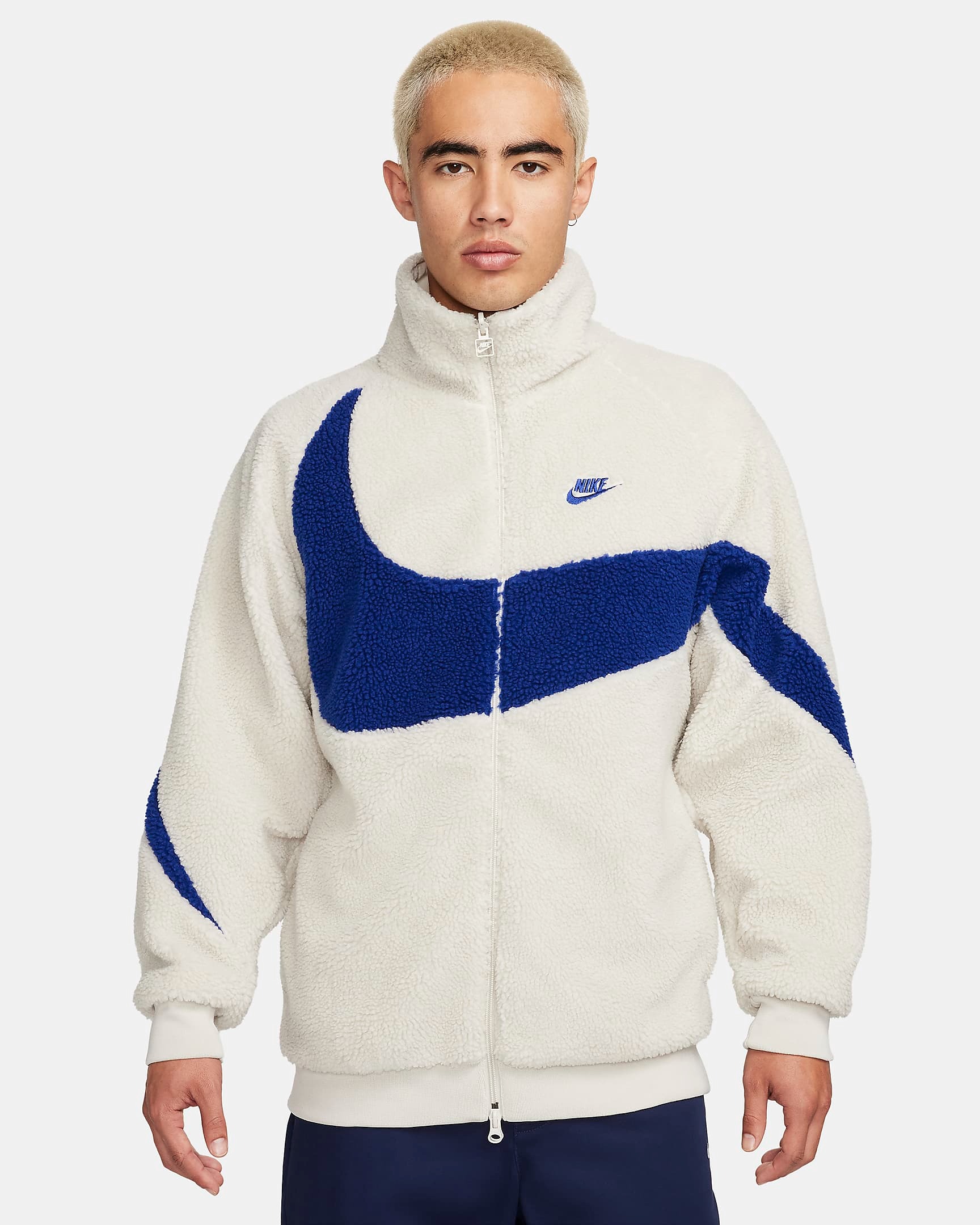 Áo Khoác Lông Chính Hãng - Nike Sportswear Swoosh Men's Full-Zip 