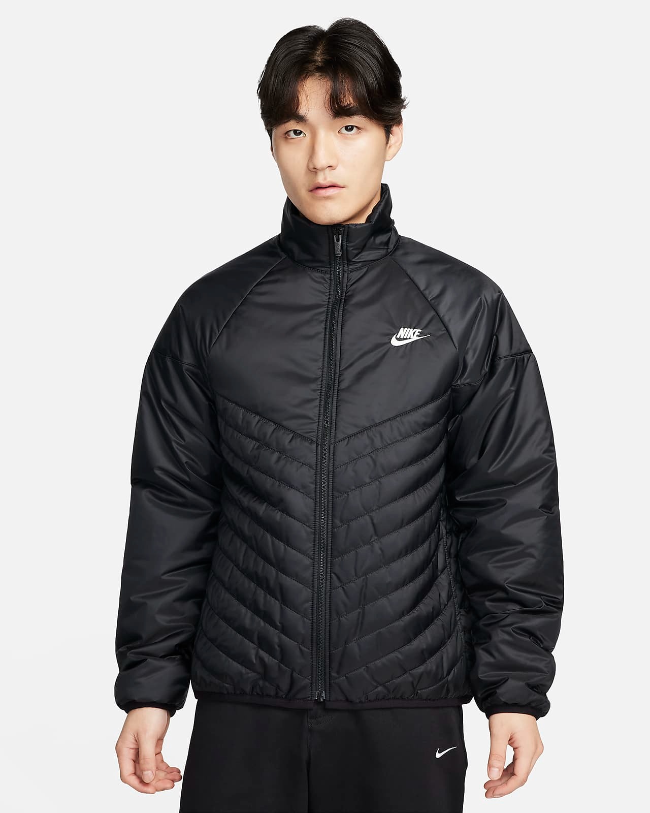 Áo Khoác Phao Chính Hãng - Nike Men's Therma-FIT Midweight Puffer Jacket 'Black' - FB8196-010