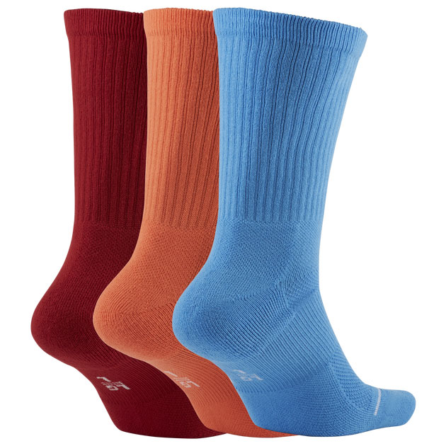 Phụ Kiện Chính Hãng - Tất Jordan Jumpman Basketball Everyday Max Crew Socks Mix Gold (Pack/3 đôi) - SX5545-911