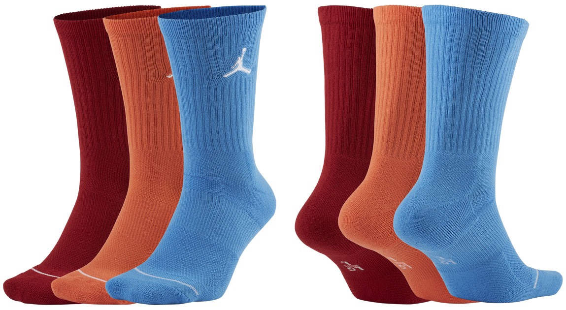 Phụ Kiện Chính Hãng - Tất Jordan Jumpman Basketball Everyday Max Crew Socks Mix Gold (Pack/3 đôi) - SX5545-911