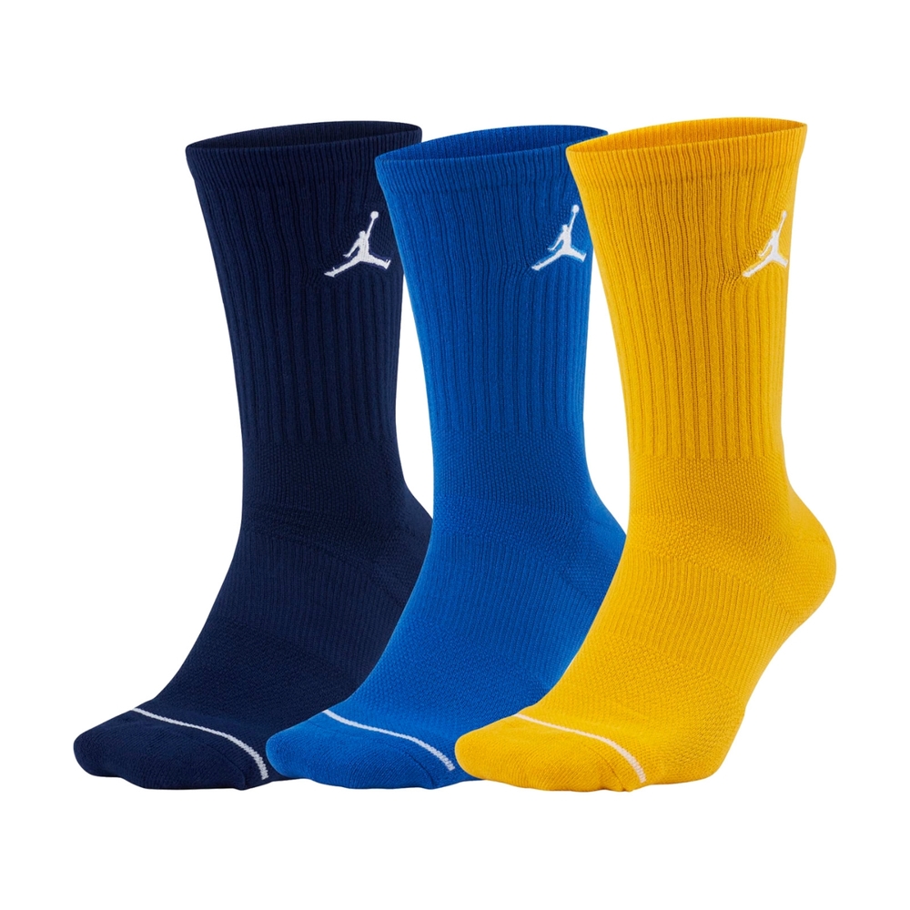 Tất Jordan Jumpman Basketball Everyday Max Crew Mix Gold (Pack/3 đôi) - SX5545-912