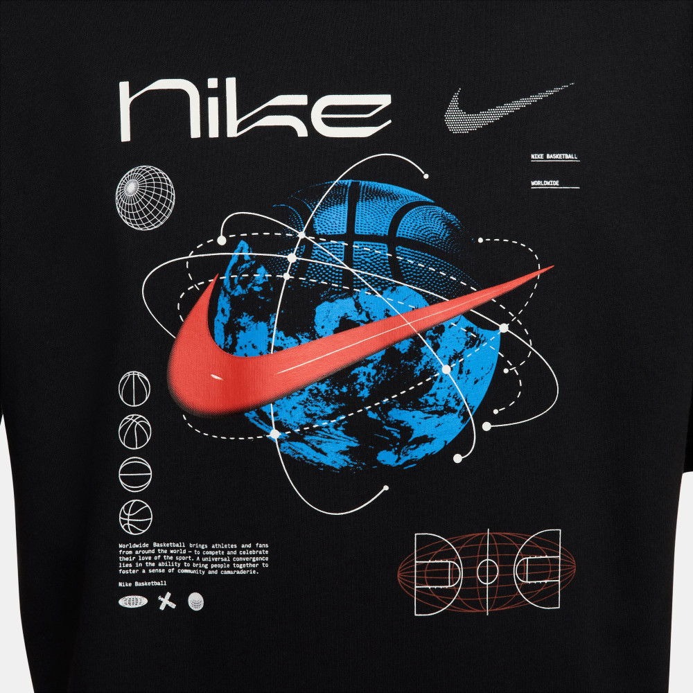 Áo Tshirt Chính Hãng - Nike Men's Max90 Basketball T-Shirt Black - FV8418-010