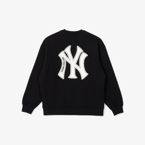 Áo Sweater Chính Hãng - Newera NY Logo Thêu 'Black' - 13781154