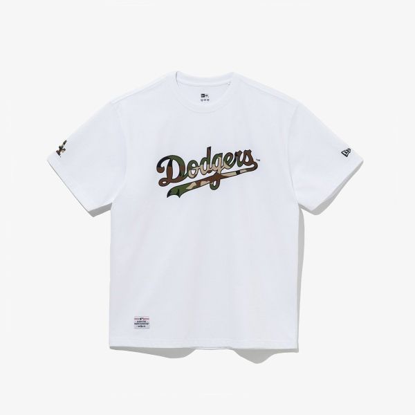 Áo Tshirts Chính Hãng -  Áo Thun Newera LA Dodgers Camo Trắng - 14179183