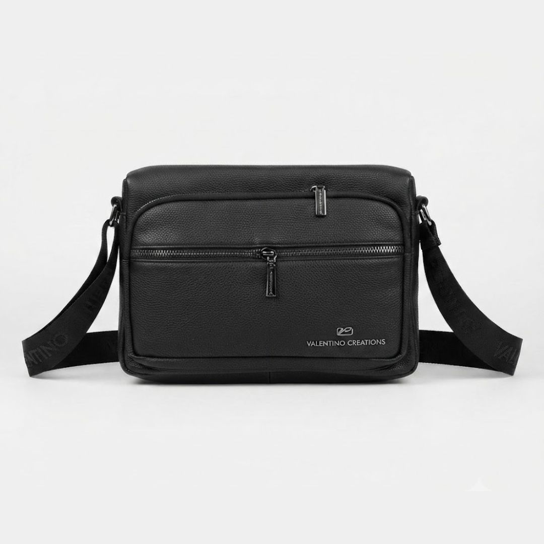 Phụ Kiện Chính Hãng - Túi Chéo Ipad Valentino Creations 'Đen' - TCV010