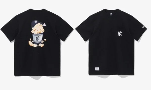 Áo Thể Thao Hè - Áo Thun Nam Nữ chính hãng New Era x MLB NY Cheering 'Black' - 13697648