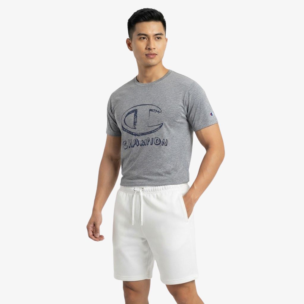 Áo Tshirts Chính Hãng - Áo Thun Champion Big Logo 'Grey' - ACS-02