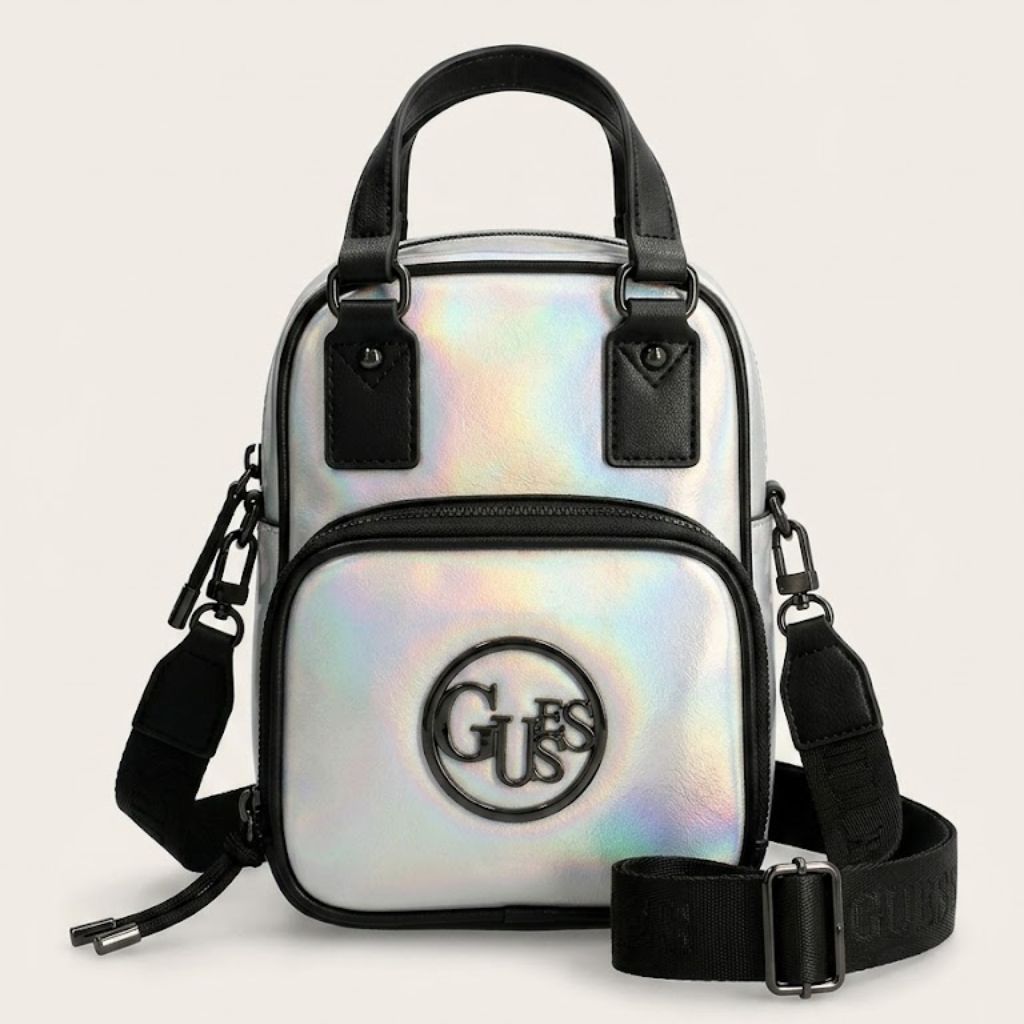 PHỤ KIỆN CHÍNH HÃNG - Túi Nữ Guess CrossBody Bag - 21GF008-Grey