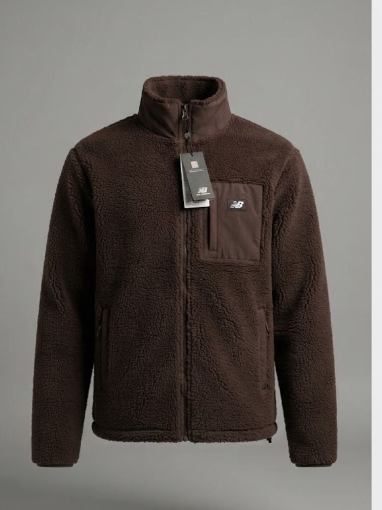 ÁO KHOÁC CHÍNH HÃNG - New Balance Fleece Full-Zip Jacket 