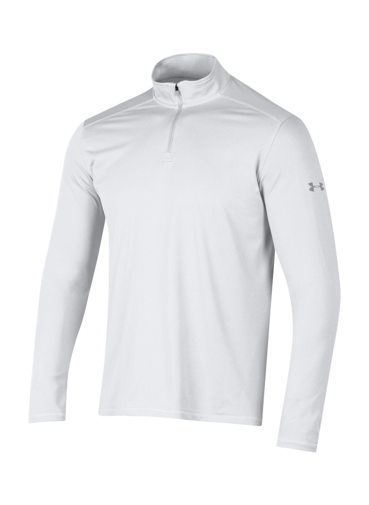 Áo Sweater Chính Hãng - Under Armour Men's Maroon Tech Mesh Quarter-Zip 'White' - UM1223-000