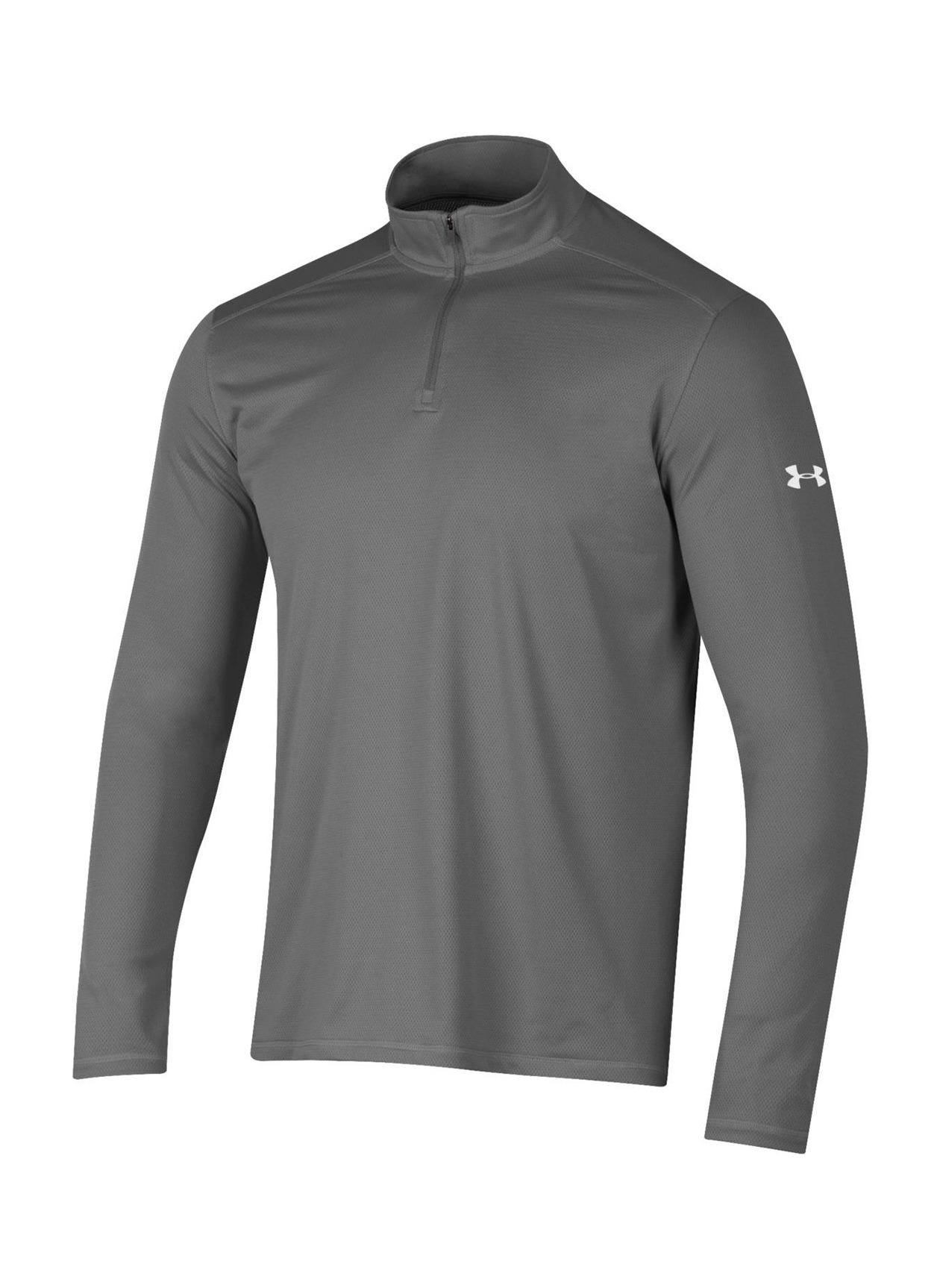 Áo Sweater Chính Hãng - Under Armour Men's Maroon Tech Mesh Quarter-Zip 'Grey' - UM1223-972