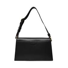 PHỤ KIỆN CHÍNH HÃNG - Túi Nữ Versace Jeans Couture Gold Chain Black Women's Shoulder Bag - 71VA4BC4-ZS063