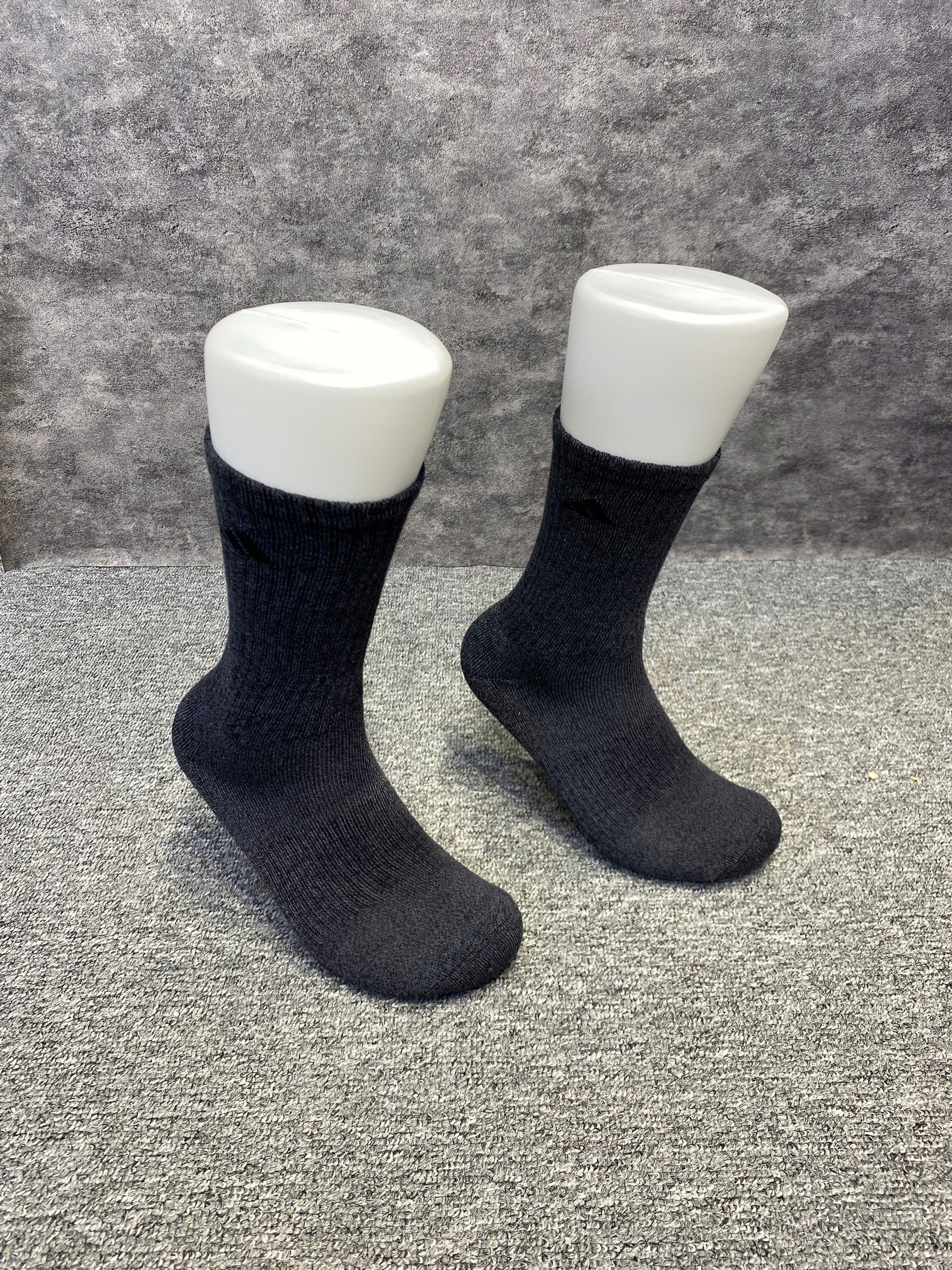 Phụ Kiện Chính Hãng - Tất Adidas Athletic Cushioned Crew Socks 6 Pairs / 6 đôi '' Xám tiêu '' - Q10387