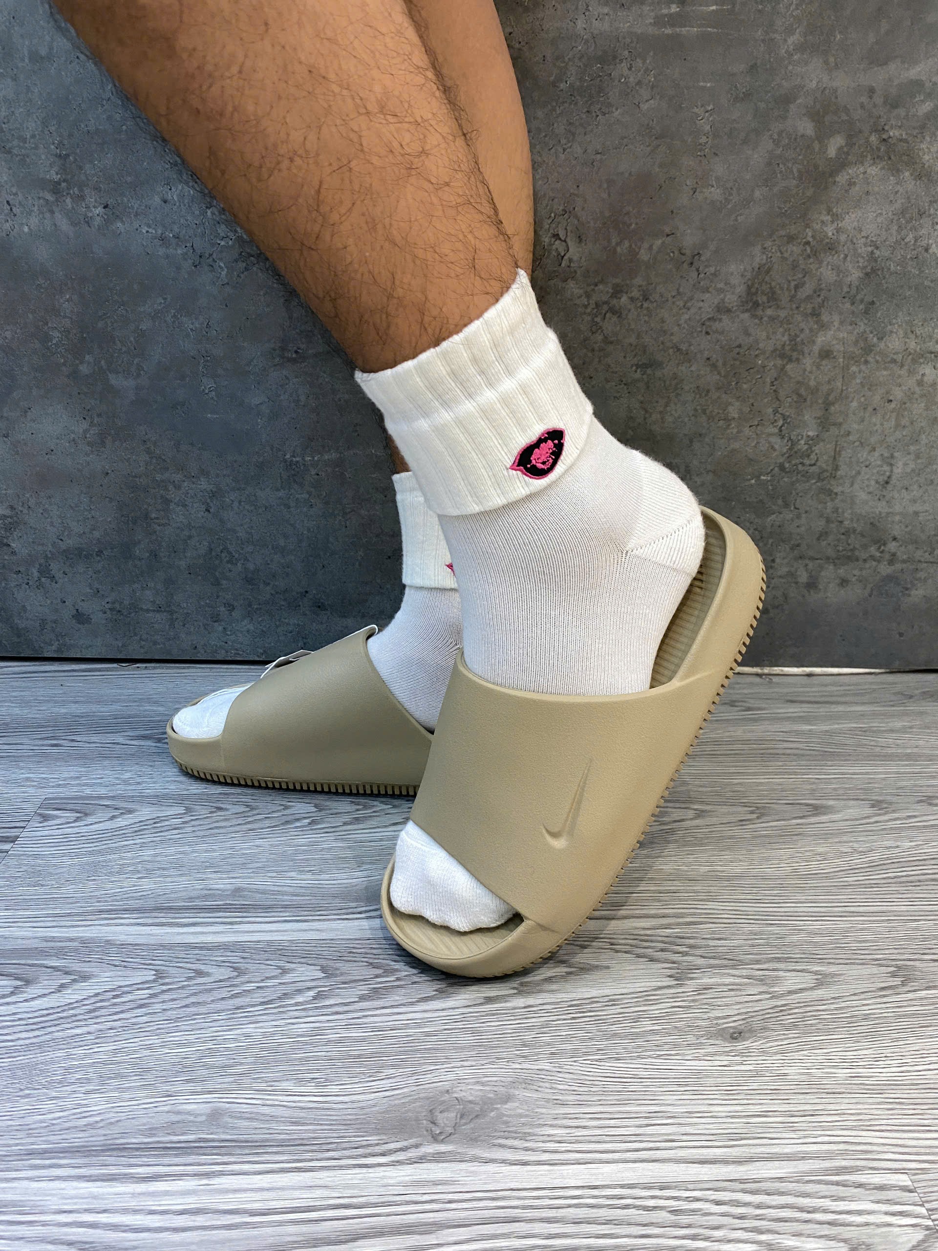 Dép Chính Hãng - Nike Calm Slide's Khaki - FD4116-201