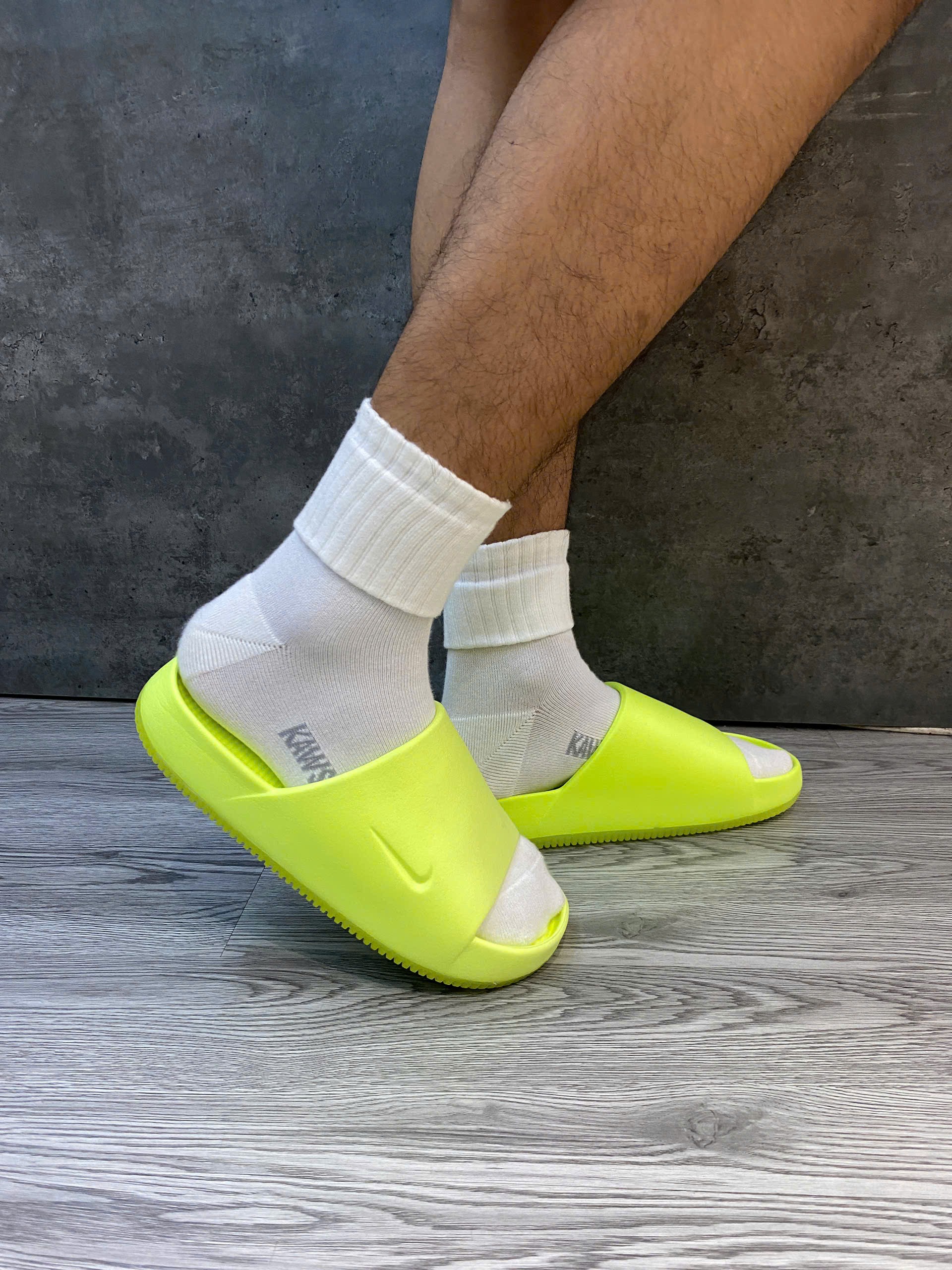 Dép Chính Hãng - Nike Calm Slide's 'Volt Green'  - FD4116-700