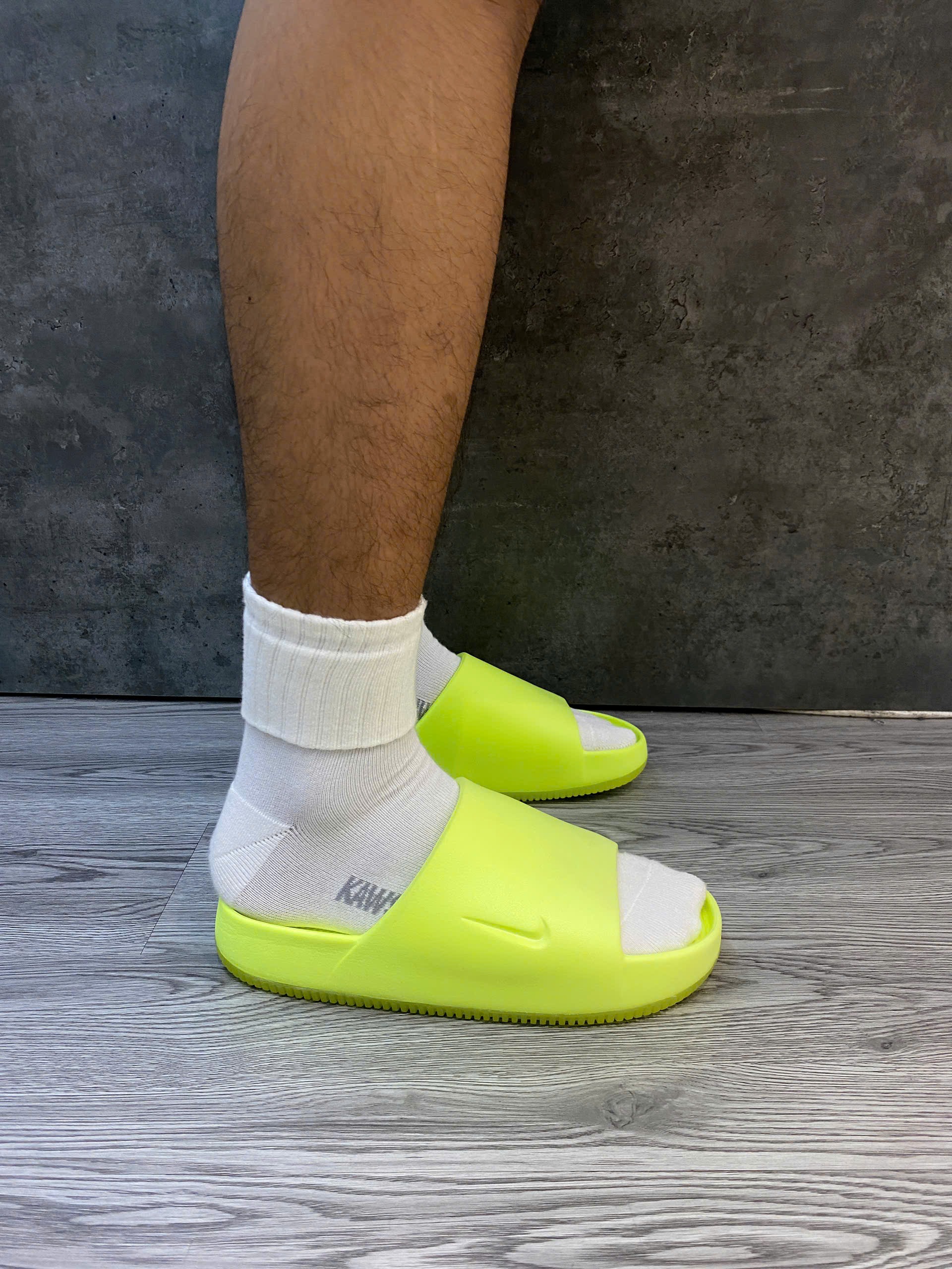 Dép Chính Hãng - Nike Calm Slide's 'Volt Green'  - FD4116-700