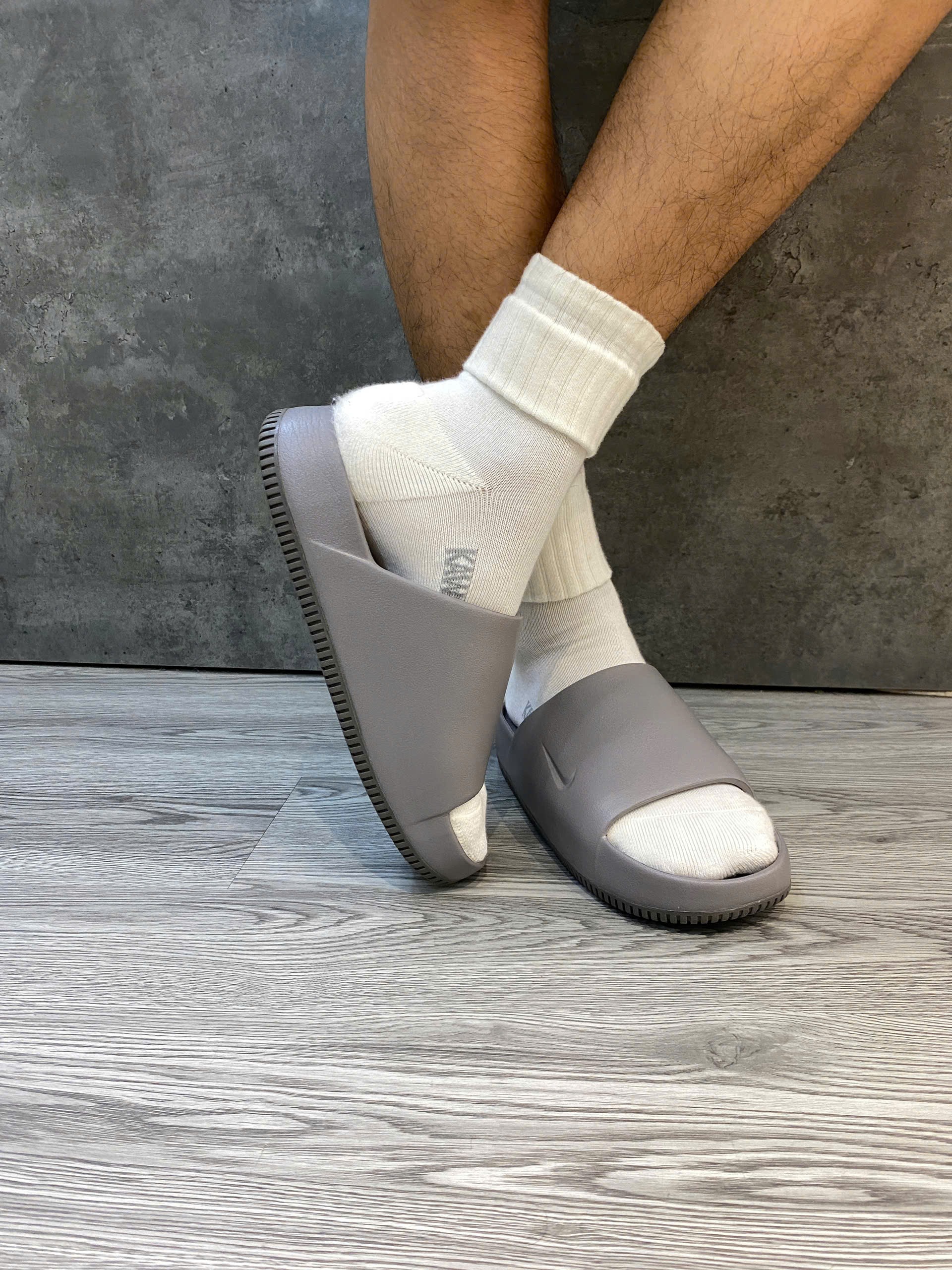Dép Chính Hãng - Nike Calm Slide's Grey - FD4116-002