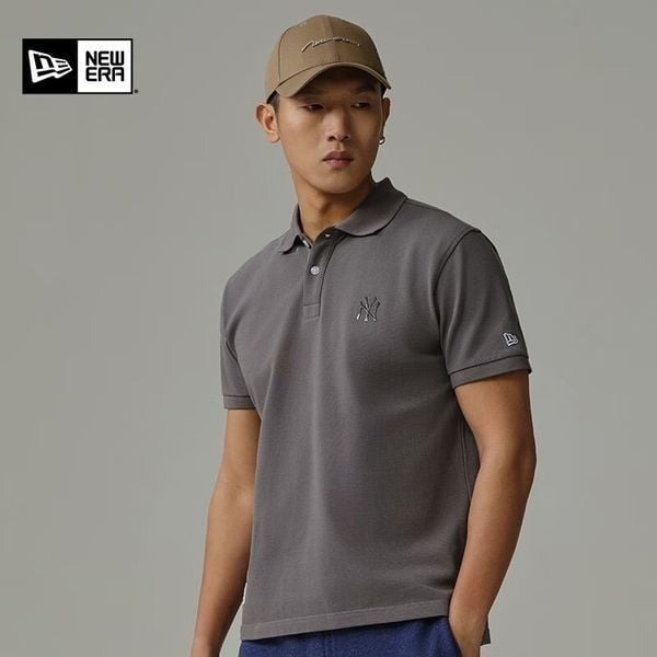 Áo Polo Chính Hãng - New Era NY Yankees 'Gray' - 13718756