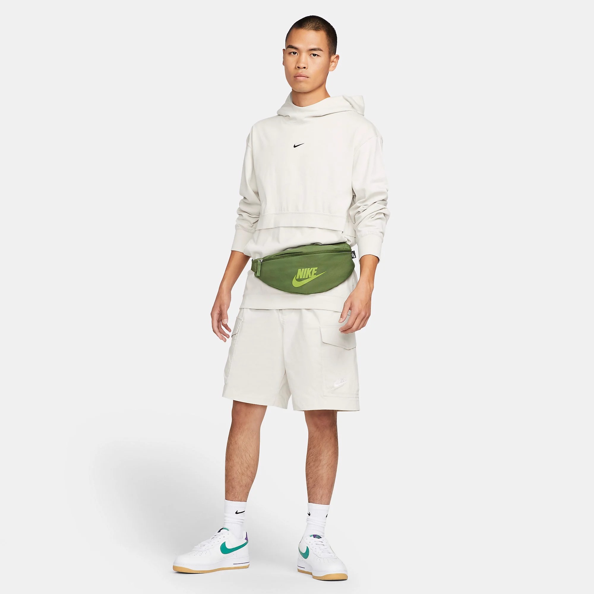 PHỤ KIỆN CHÍNH HÃNG - Túi Đeo Chéo/ Bao Tử Nike Heritage Hip Waist Bag ''Green'' - DB0490-328