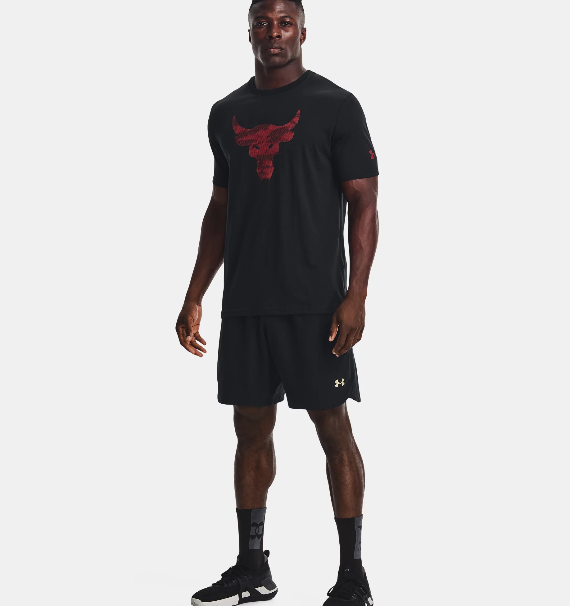 Áo Tshirts Chính Hãng - Under Armour Rock Brahma Bull 'Black/Red' - 1371214-010