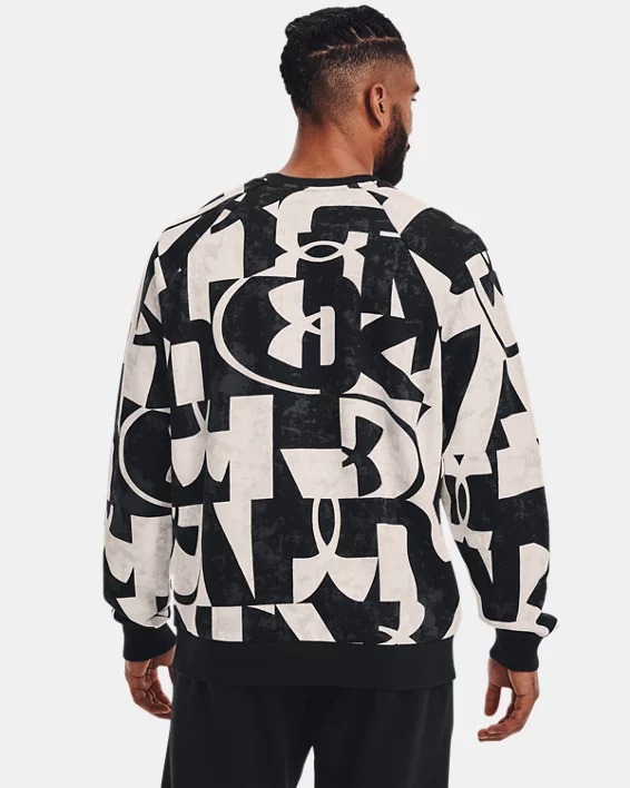 Áo Sweater Chính Hãng - Under Armour Mens Rival Fleece 'Black/Be' - 1379755-010
