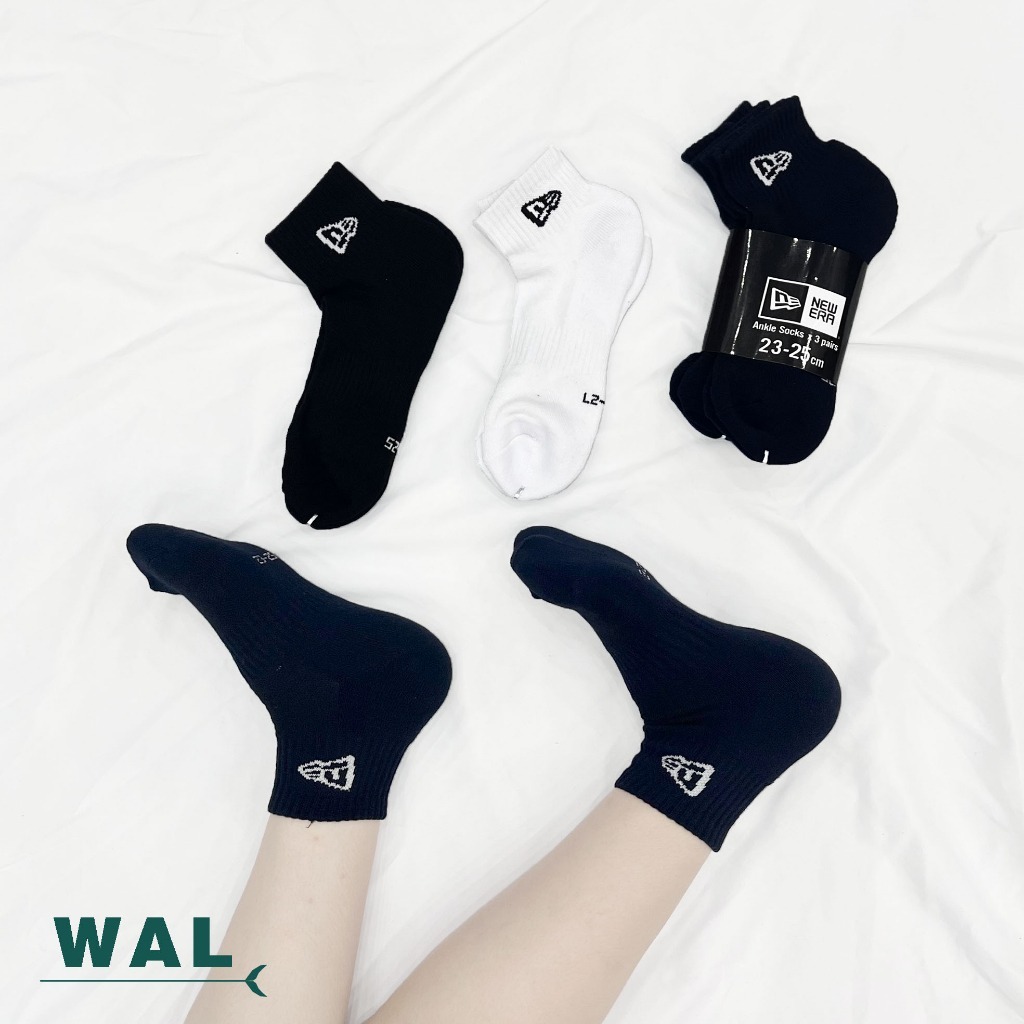 Phụ Kiện Chính Hãng - Tất Newera Unisex Navy (3 đôi/pack) - NE45