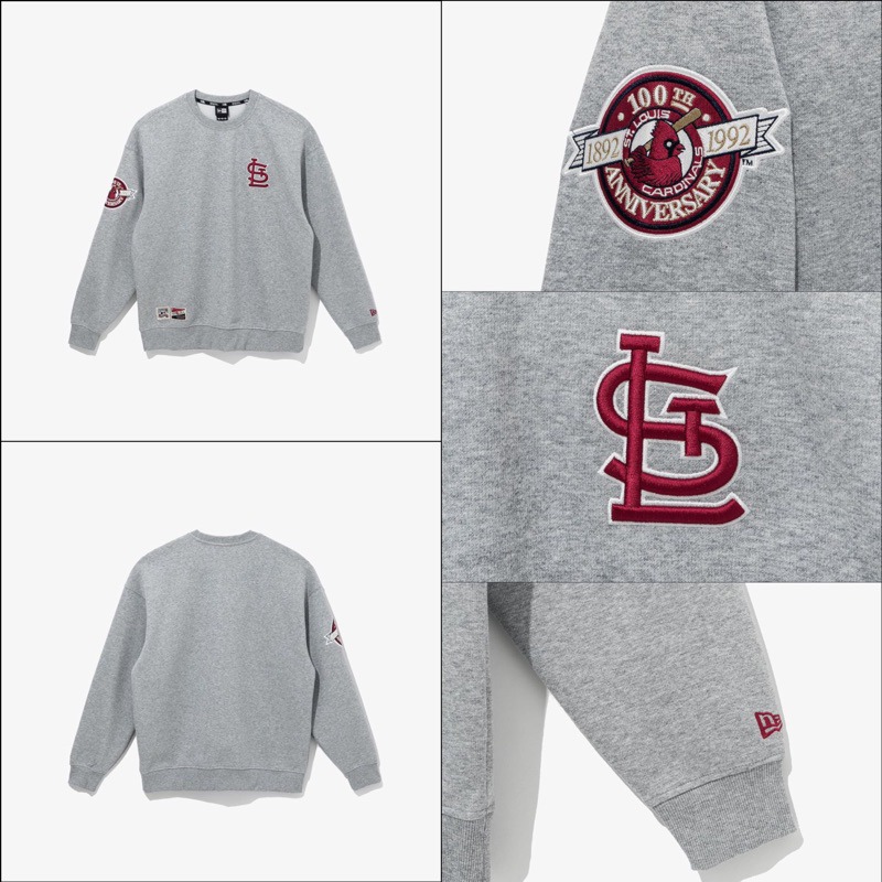 Áo Sweater Chính Hãng - New Era 100th Anni 1892-1992 High Grey - 13549260