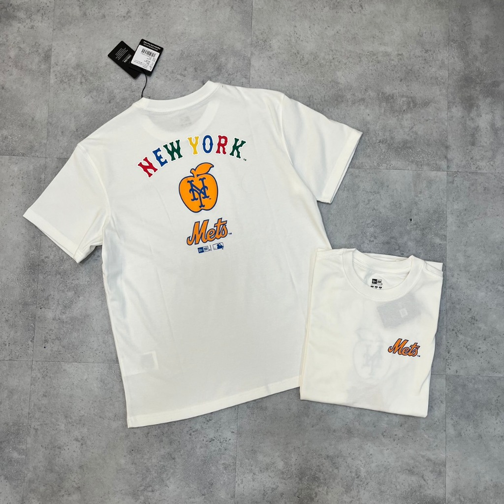 Áo Tshirts Chính Hãng - New Era New York Apple Mets White - 14413058
