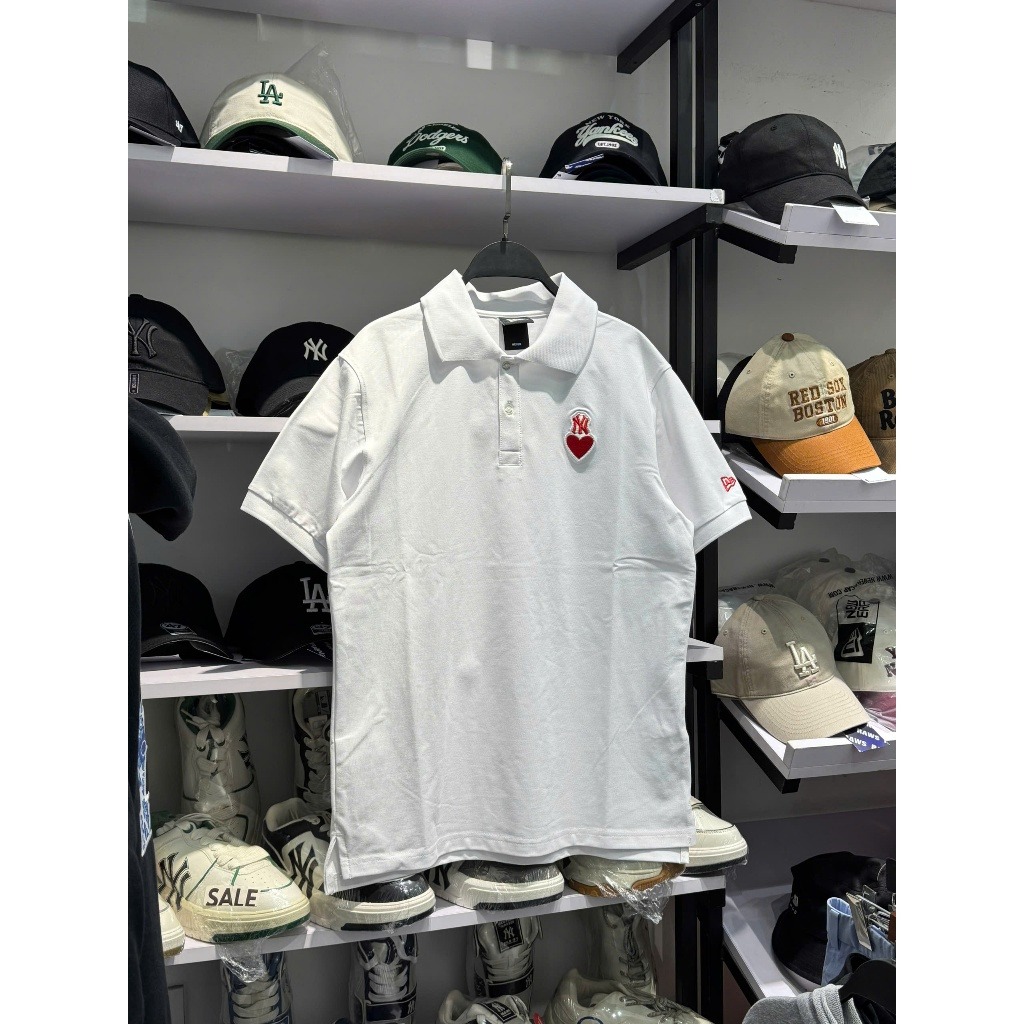 Áo Polo Chính Hãng - Newera Heart New York 'White' - 12544748