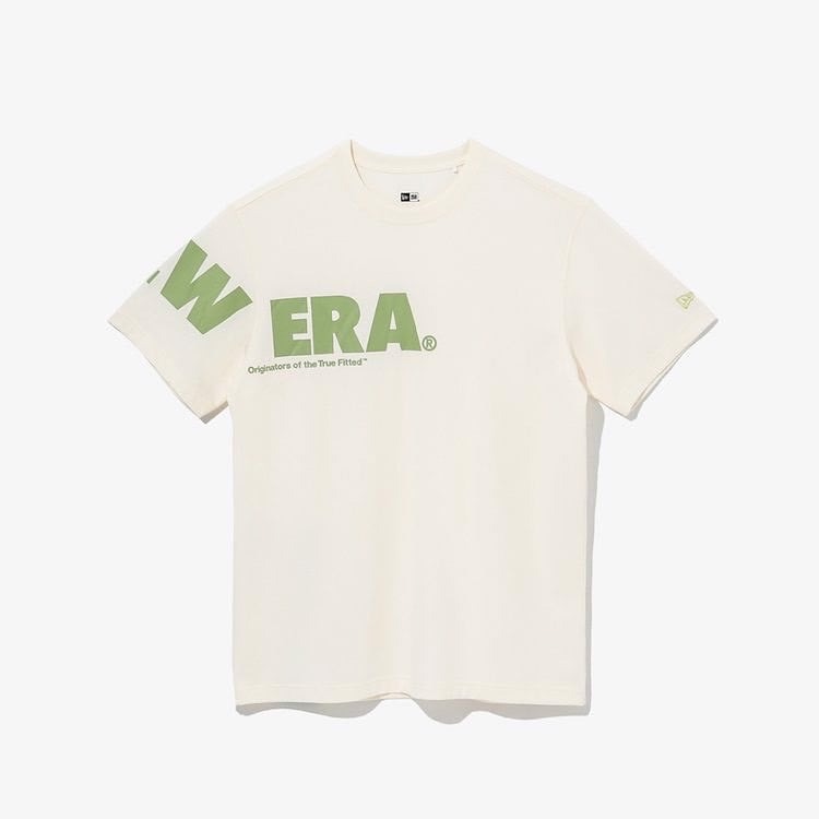 Áo Thể Thao Hè - Áo Thun Nam Nữ New Era Big Logo NE 'Ivory' - 13086505 Quyetsneaker