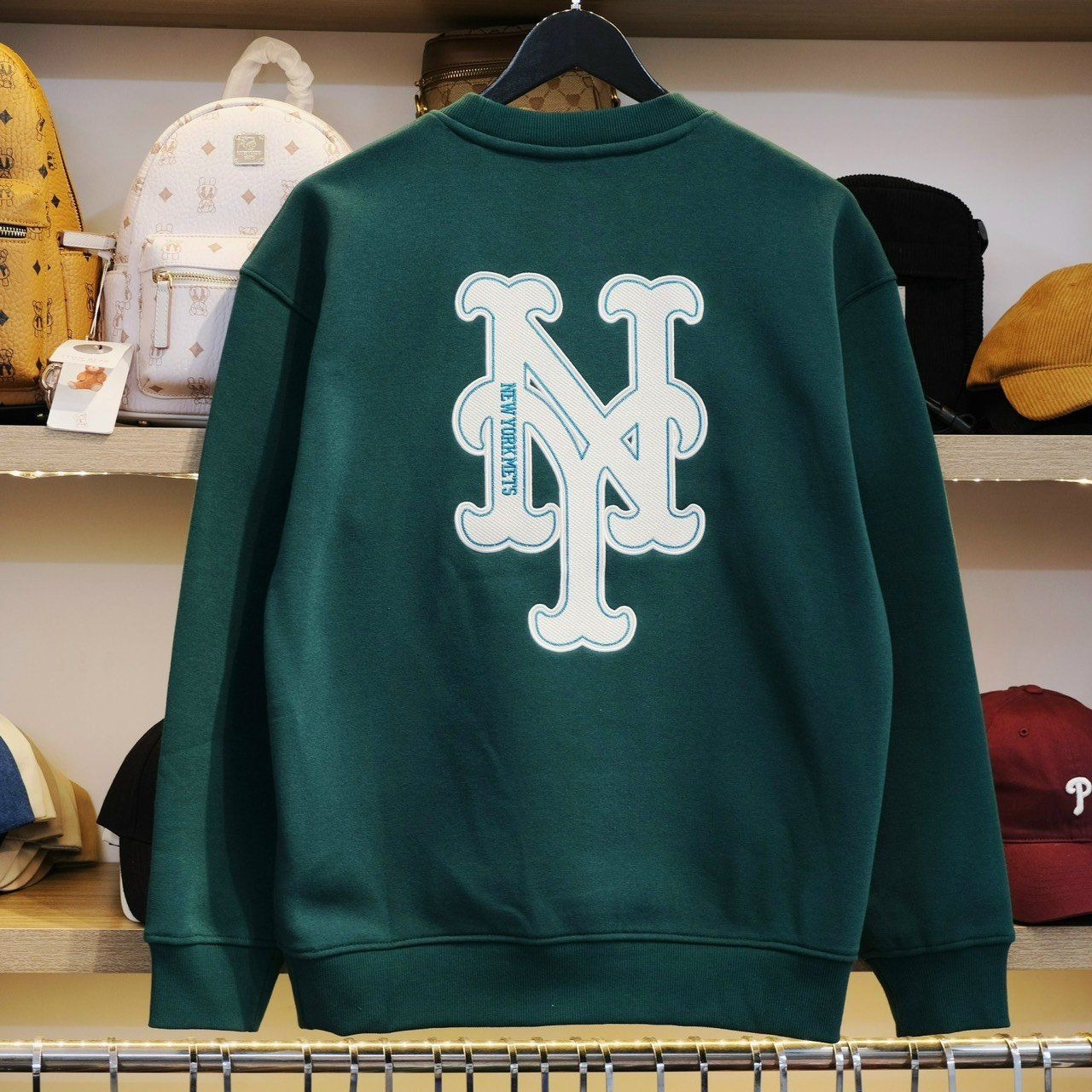 Áo Sweater Chính Hãng - Áo Newera New York ''Green'' - 13781155