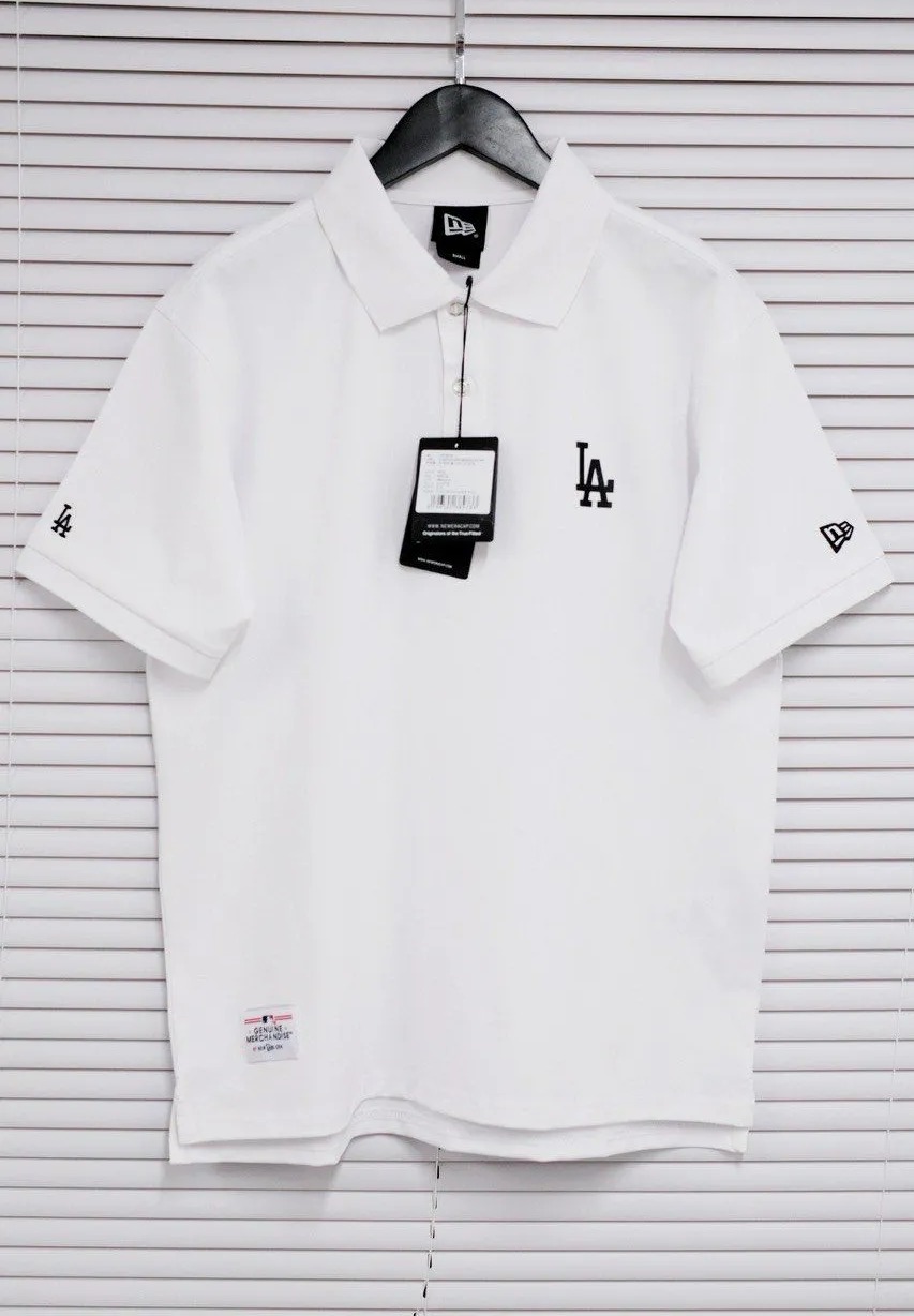 Áo Polo Chính Hãng - Áo Polo New Era LA Trắng - 13718752
