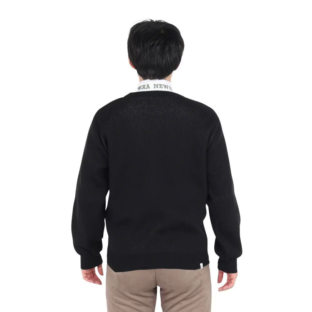 Áo Sweater Chính Hãng - Newera LA Golf  KNIT Unisex Japan Genuine 2024  '' Black'' - 14326431