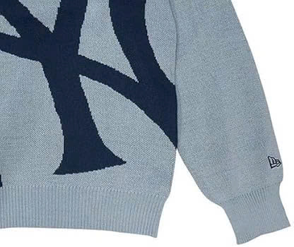 Áo Sweater Chính Hãng - Newera NY Golf KNIT Unisex Japan Genuine 2024 ''Baby Blue '' - 14326429